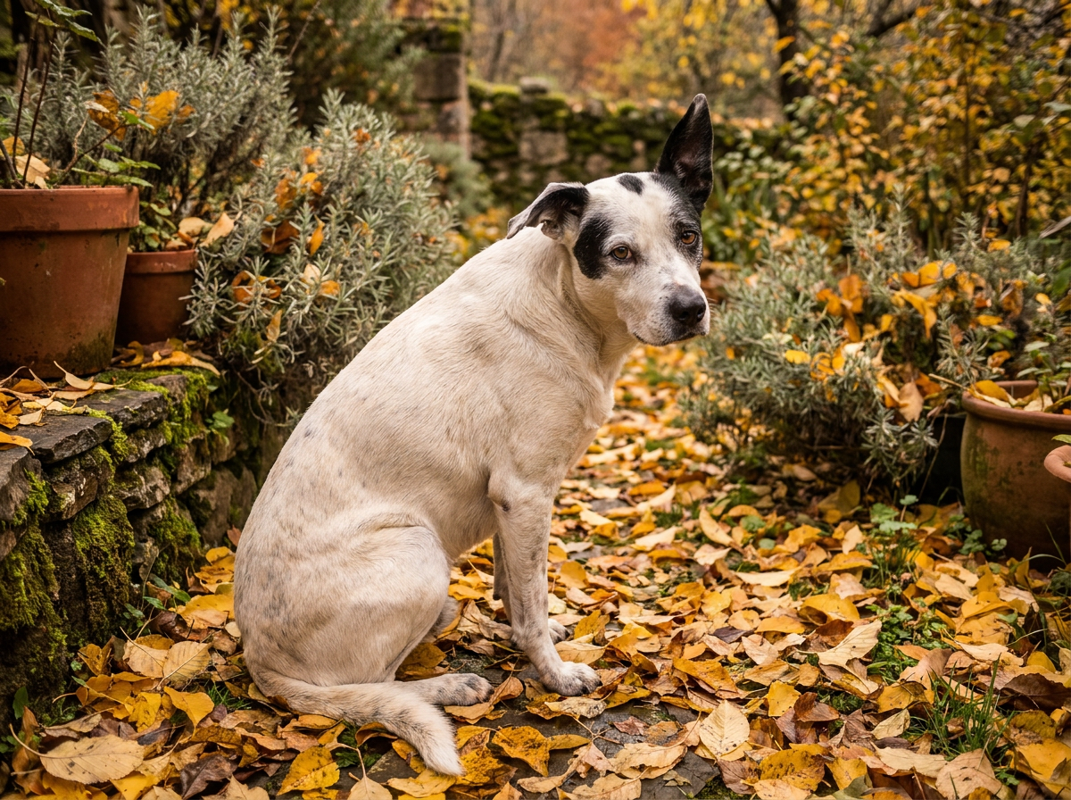 El último otoño en el jardín.